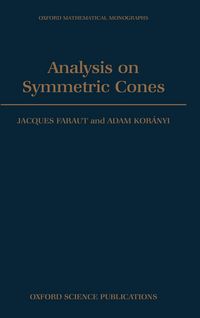 Produktbild: Analysis on Symmetric Cones