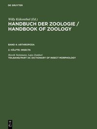 Produktbild: Dictionary of Insect Morphology