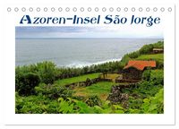 Produktbild: Azoren-Insel Sao Jorge &ndash; traumhafte Fajas auf dem gr&uuml;nsten Eiland Portugals (Tischkalender 2026 DIN A5 quer), CALVENDO Monatskalender