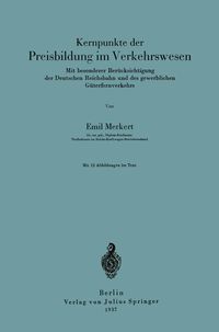 Produktbild: Kernpunkte der Preisbildung im Verkehrswesen