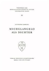 Produktbild: Michelangelo als Dichter