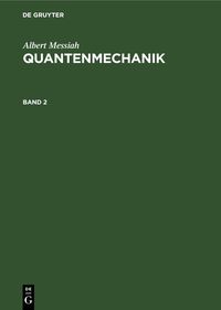 Produktbild: Quantenmechanik. Band 2