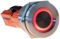 Produktbild: Joy-it Button22T-01 Button22T-01 Schalter tastend Rot, Blau (&Oslash; x L) 22 mm x 38 mm IP68, IK10 1 St.