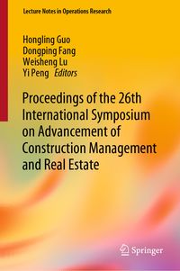 Produktbild: Proceedings of the 26th International Symposium on Advancement of Construction Management and Real Estate