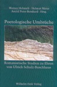 Produktbild: Poetologische Umbr&uuml;che
