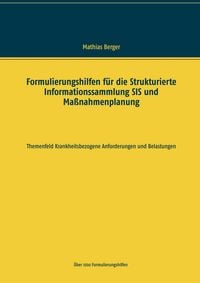 Produktbild: Formulierungshilfen f&uuml;r die Strukturierte Informationssammlung SIS und Ma&szlig;nahmenplanung