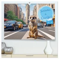 Produktbild: Suricates &agrave; New York (Calendrier mural 2026 DIN A2 vertical) calendrier de bureau