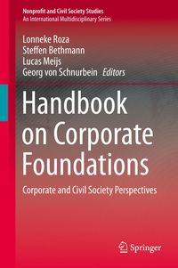 Produktbild: Handbook on Corporate Foundations
