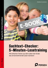 Produktbild: Sachtext-Checker: 5-Minuten-Lesetraining - GS