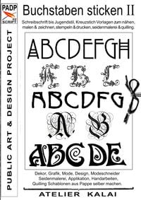 Produktbild: PADP-Script 002: Buchstaben sticken II