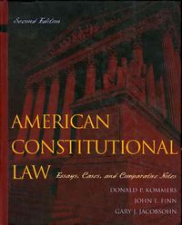 Produktbild: American Constitutional Law: Essays, Cases, and Comparative Notes