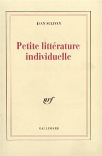 Produktbild: Petite litt&eacute;rature individuelle