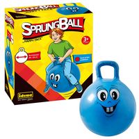 Produktbild: Idena Sprungball Happy Face blau &Oslash;45-50cm