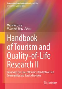 Produktbild: Handbook of Tourism and Quality-of-Life Research II