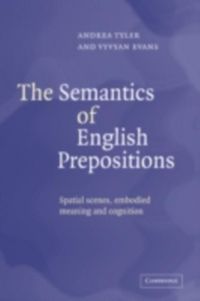 Produktbild: Semantics of English Prepositions