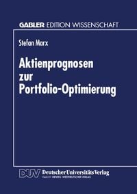 Produktbild: Aktienprognosen zur Portfolio-Optimierung