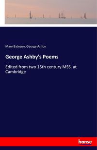Produktbild: George Ashby's Poems
