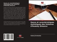 Produktbild: Genre et caract&eacute;ristiques stylistiques des histoires d'Anatoly Dimarov