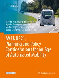 Produktbild: AVENUE21. Planning and Policy Considerations for an Age of Automated Mobility