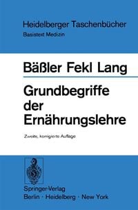Produktbild: Grundbegriffe der Ern&auml;hrungslehre
