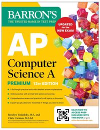 Produktbild: AP Computer Science A Premium, 13th Edition: Prep Book with 6 Practice Tests + Comprehensive Review + Online Practice (2026)