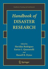 Produktbild: Handbook of Disaster Research