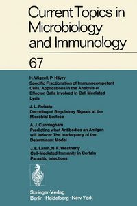 Produktbild: Current Topics in Microbiology and Immunology / Ergebnisse der Microbiologie und Immunit&auml;tsforschung