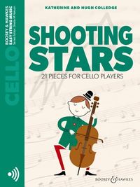 Produktbild: Colledge: Shooting Stars: 21 Pieces for Cello Player (No Piano) Edition with Audio Online