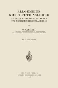 Produktbild: Allgemeine Konstitutionslehre
