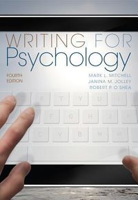 Produktbild: Mitchell, M: Writing for Psychology
