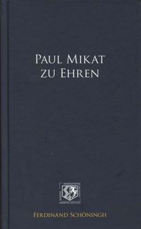 Produktbild: Paul Mikat zu Ehren