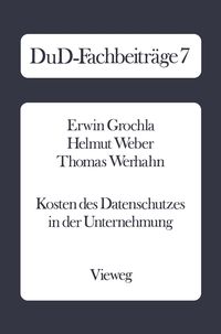 Produktbild: Kosten des Datenschutzes in der Unternehmung