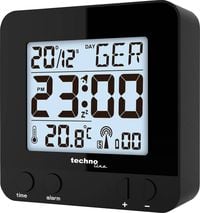 Produktbild: Techno Line WT235 sw Funk Wecker Schwarz Alarmzeiten 1