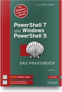 Produktbild: PowerShell 7 und Windows PowerShell 5 &ndash; das Praxisbuch