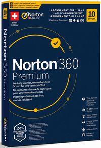 Bild vom Artikel Norton Security 360 Premium 75GB 1 User 10 PC [PC/Mac/Android/iOS] (D/F/I) vom Autor 