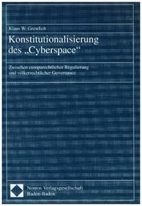 Produktbild: Konstitutionalisierung des "Cyberspace"