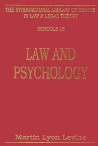 Produktbild: Law and Psychology
