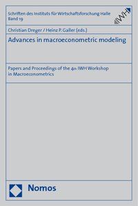Produktbild: Advances in macroeconometric modeling