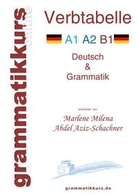 Produktbild: Verbtabelle Deutsch A1 A2 B1