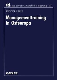 Managementtraining in Osteuropa Rüdiger Pieper