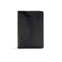 Produktbild: KJV Large Print Compact Reference Bible, Charcoal Leathertouch