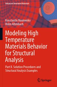 Produktbild: Modeling High Temperature Materials Behavior for Structural Analysis