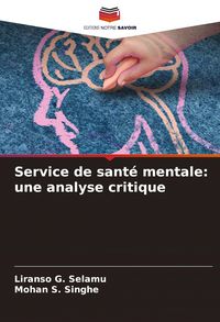Produktbild: Service de sant&eacute; mentale: une analyse critique