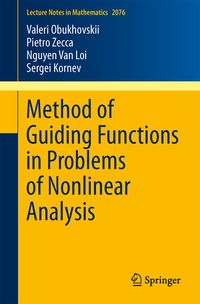 Produktbild: Method of Guiding Functions in Problems of Nonlinear Analysis