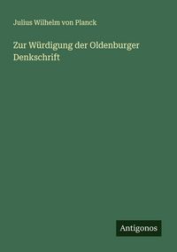 Produktbild: Zur W&uuml;rdigung der Oldenburger Denkschrift