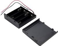 Produktbild: TRU COMPONENTS SBH341-1A Batteriehalter 4x Mignon (AA) Kabel