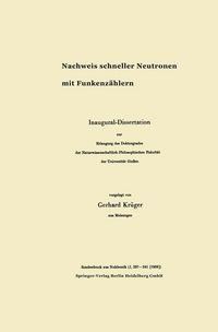 Produktbild: Nachweis schneller Neutronen mit Funkenz&auml;hlern