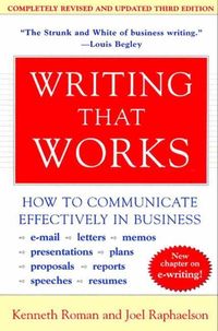 Produktbild: Writing That Works, 3rd Edition