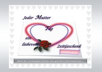 Produktbild: Jeder Mutter Tag ein liebevolles ZeitGeschenk
