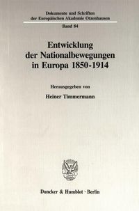 Produktbild: Entwicklung der Nationalbewegungen in Europa 1850-1914.